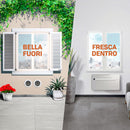Climatizzatore senza Unità Esterna Silent Hybrid, Pompa di Calore, Ultra sottile, Sostituisce il termosifone, 3.6 kW, R32
