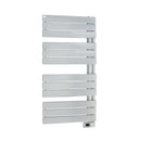 Scaldasalviette elettrico con doghe piatte Asimmetrico 500W - Bianco