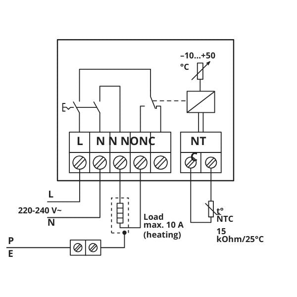 Danfoss Termostato ECtemp 610 - Sensore Cavo - 3