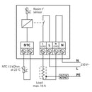 Danfoss Termostato ECtemp Touch - Sensore Tetto + Pavimento - 3