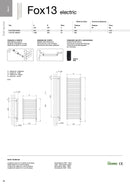 Scaldasalviette Elettrico Design Deltacalor Fox13 Electric
