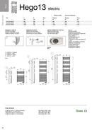Scaldasalviette Elettrico Design Deltacalor Hego13 Electric