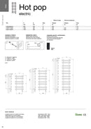 Scaldasalviette Elettrico Design Deltacalor Hot Pop