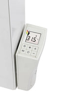 Radiatore Elettrico in Alluminio con resistenza elettrica e materiale refrattario Cubo Evo 2000W - Bianco - 3