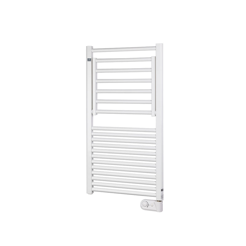 Termoarredo Scaldasalviette Elettrico con Ribalta STYLO GREEN 930x500mm - Bianco