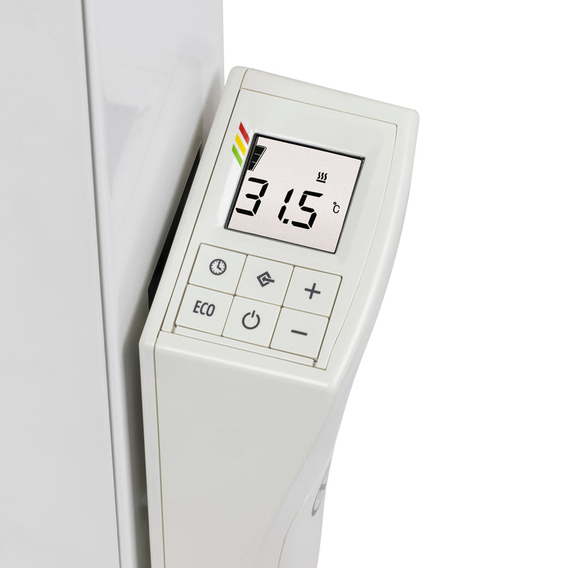 Termoarredo Radiatore Elettrico Telica Cintré Evo 900W - Termosifone dal Caratteristico Design - Colore Bianco - 3
