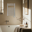 Termoarredo Scaldasalviette Elettrico VARENNA 300W 771x500 mm term. riempimento/pilote - Cromato