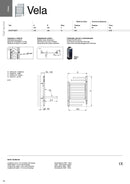 Scaldasalviette Elettrico Design Deltacalor Vela