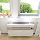 Climatizzatore Senza Unità Esterna Potente - Raffreddamento, Riscaldamento, Deumidificazione e Purificazione dell'Aria per Grandi Ambienti fino a 35-40 m²