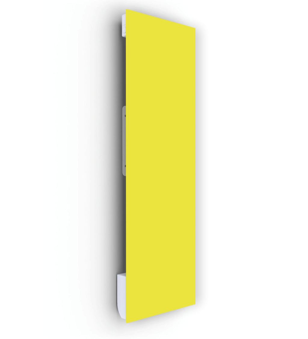 Pannello radiante infrarossi in vetro elettrico con convettore - Fantasia  Giallo Limone