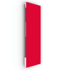 Pannello radiante infrarossi in vetro elettrico con convettore - Fantasia Rosso Luminoso