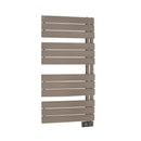 Scaldasalviette elettrico con doghe piatte Asimmetrico 500W - TAUPE RAL 7006 OPACO