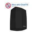 Asciugamani elettrico con Fotocellula e filtro Anti-Covid 1000W ECO - JET - ABS Nero