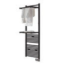 Scaldasalviette e Asciuga Biancheria Elettrico da Bagno Papillon 2 750W - Nero