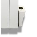 Nuovo Radiatore elettrico in alluminio ad inerzia fluida KIVA 1500W dotato di termostato intelligente programmabile.