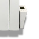 Radiatore elettrico in alluminio ad inerzia fluida KIVA 700W dotato di termostato digitale programmabile.