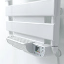 Scaldasalviette elettrico mod. Vento da 500W + soffiante da 1000W. Colore Bianco